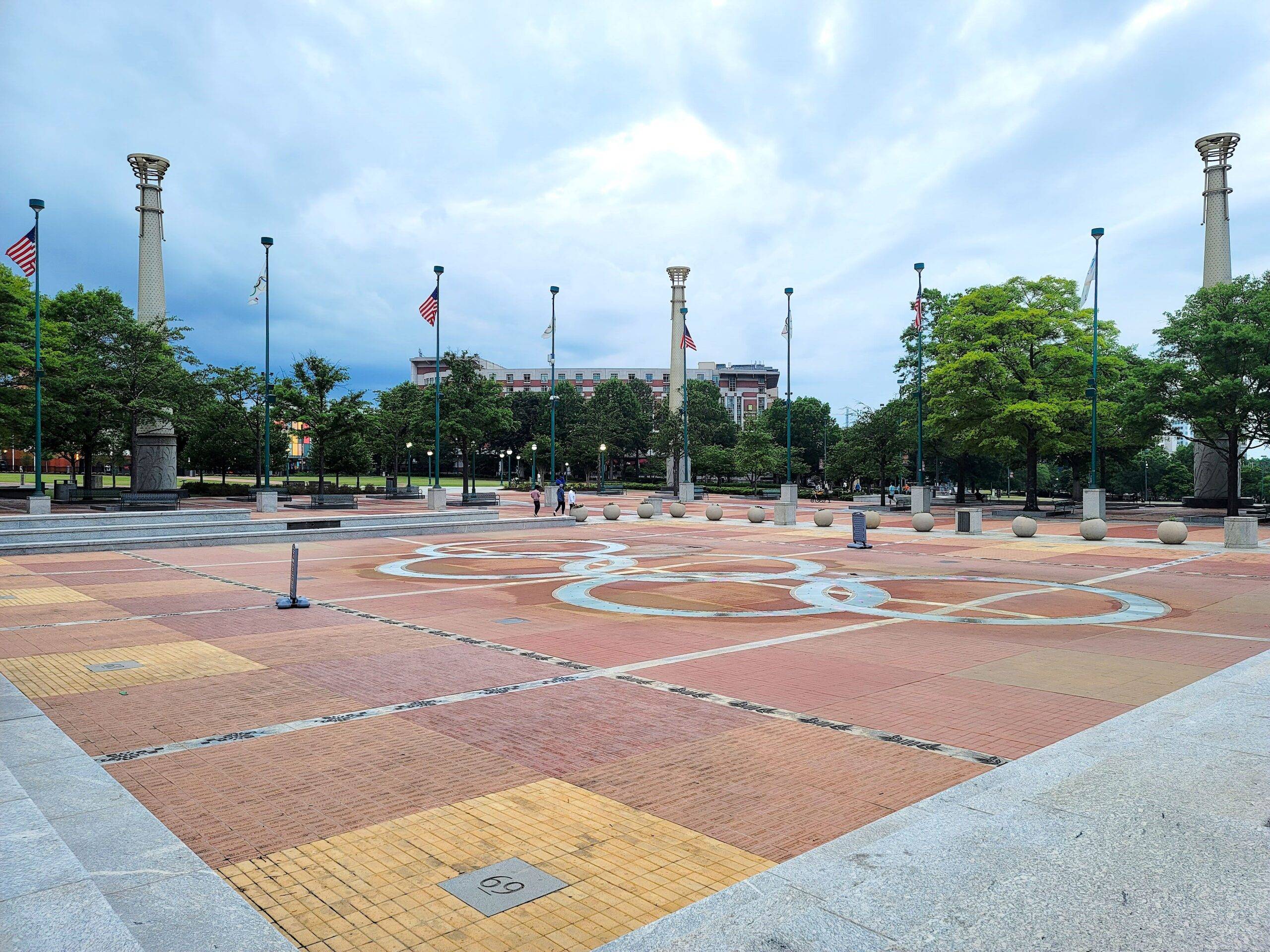 picture of Centennial Plaza in downtown Atlanta